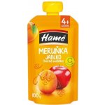 Hamé kapsička Meruňka Jablko ovocná svačinka 100 g – Hledejceny.cz