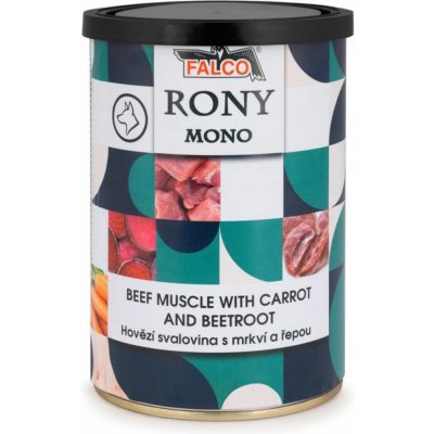 Rony Mono hovězí svalovina s mrkví a řepou 400 g – Hledejceny.cz