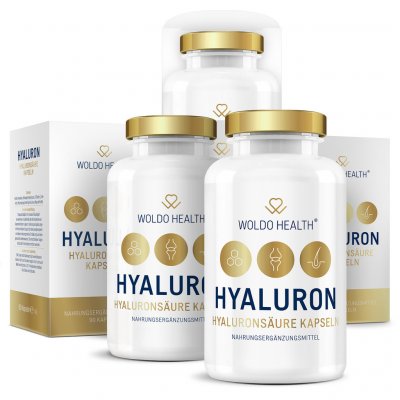 WoldoHealth Kyselina hyaluronová 270 kapslí – Hledejceny.cz