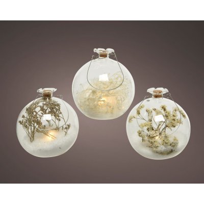 VK Dekorativní LED koule Winterlandschaft, 10,5 cm – Hledejceny.cz