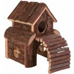 Natural Living dřevěný domek dvoupatrový FINN 13 x 20 x 20 cm – Zboží Mobilmania