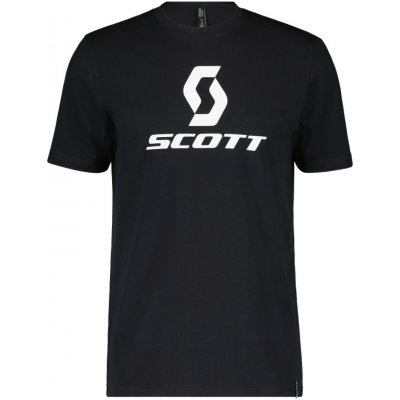 pánské tričko s krátkým rukávem Scott Icon SS Černá – Hledejceny.cz