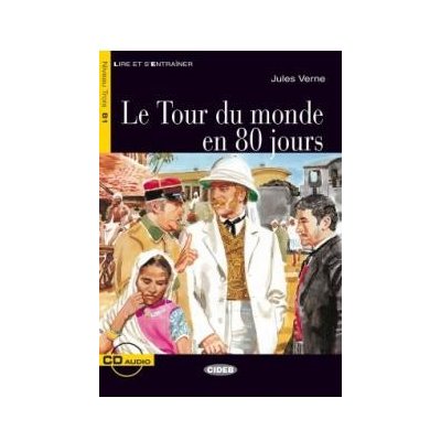 LE TOUR DE MONDE EN 80 JOURS + CD - Black Cat Readers FRA Lev... – Zboží Mobilmania