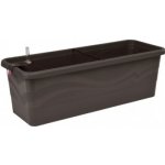 Plastkon Samozavlažovací truhlík GARDENIE SMART 80x23x20 cm hnědý – Zboží Dáma