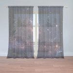 Sablio Záclony Noční obloha: 2ks 150x250cm – Zboží Mobilmania