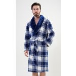 Filip pánský župan se šálovým límcem tmavě modrá – Zboží Dáma