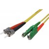 síťový kabel EFB O0920.5 Optický patch, E2000(APC)-ST 9/125 (single mode), 3mm, duplex, 5m
