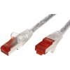 síťový kabel Roline 21.15.0978 UTP slim patch, kat. 6a, LSOH, 0,15m, bílý