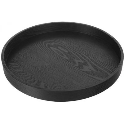 Orion Tác dřevěný kulatý průměr 38 cm černý – Sleviste.cz