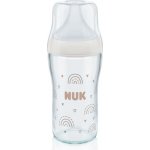 Nuk Perfect Match skleněná kojenecká láhev s kontrolou teploty 230 ml – Zboží Dáma