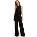 M382 Jumpsuit with split back black – Sleviste.cz