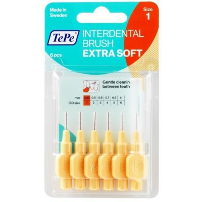 TePe Extra Soft mezizubní kartáčky 0,45 mm 6 ks – Zbozi.Blesk.cz