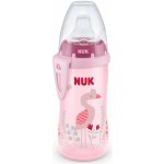 NUK FC Láhev PP Active Cup SI pítko růžová 300 ml – Hledejceny.cz