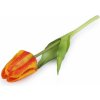 Květina Prima-obchod Umělý tulipán, barva 3 oranžovožlutá
