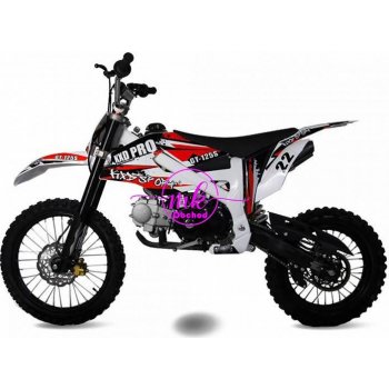 KXD dirtbike pitbike 125ccm 612 17/14 - červená