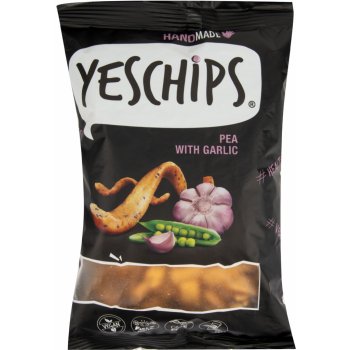 Yes Chips Hrachové s česnekem 80 g
