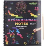 Vyškrabovací notes 28x21 10listů – Zboží Mobilmania