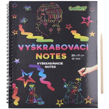 Vyškrabovací notes 28x21 10listů