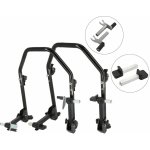 SEFIS D20U sklopný pojízdný moto stojan přední a zadní set - 2v1 / packy