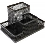 Concorde - stojánek kombinovaný drátěný, 4 přihrádky, černý – Zboží Dáma