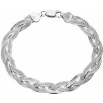 Bealio stříbrný náramek pletený celobroušený 03-08986-1783 – Hledejceny.cz