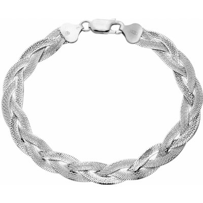 Bealio stříbrný náramek pletený celobroušený 03-08986-1783 – Hledejceny.cz
