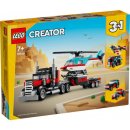 LEGO® Creator 31146 Náklaďák s plošinou a vrtulníkem