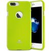 Pouzdro a kryt na mobilní telefon Apple Pouzdro Goospery Mercury Jelly Case Apple iPhone 8 Plus / 7 Plus - Limetkově zelené / Lime