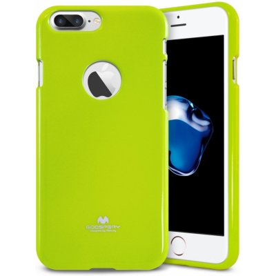 Pouzdro Goospery Mercury Jelly Case Apple iPhone 8 Plus / 7 Plus - Limetkově zelené / Lime