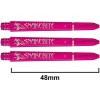 Násadky na šipky Red Dragon Peter Wright SNAKEBITE Signature Logo Pink Medium