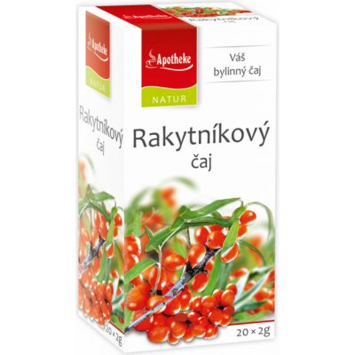 Apotheke NATUR Rakytníkový čaj 20 x 2 g – Zbozi.Blesk.cz
