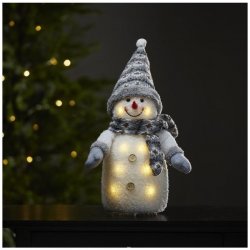 Eglo 411222 LED Vánoční dekorace JOYLIGHT 8xLED 0,06W 3xAA šedá EG411222