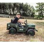 Mamido elektrický vojenský jeep 4x4 zelená – Sleviste.cz