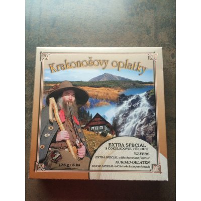 Clip Krakonošovy lázeňské oplatky Extra čokoládové 175 g – Zboží Dáma
