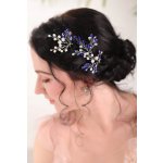 B-TOP Sada vlásenek s kamínky 3 kusy - modrá – Sleviste.cz