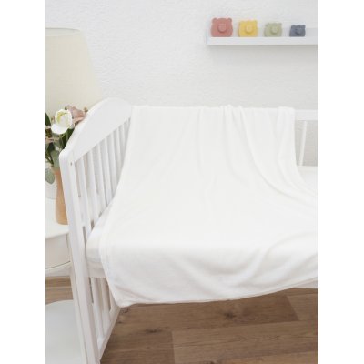 MKLuzkoviny.cz Dětská deka do postýlky mikroplyš Exclusive Laura bílá – Zboží Dáma