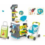 Smoby Market set obchod s potravinami s nákupním vozíkem na kolečkách – Zboží Mobilmania