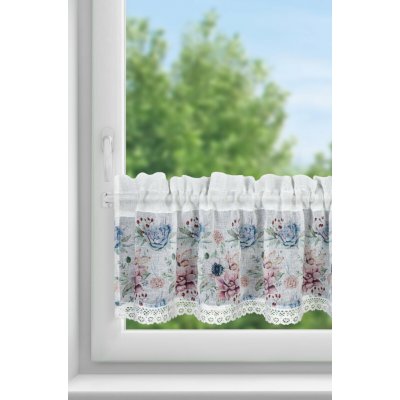 EUROFIRANY KRÁTKÁ ZÁCLONA NA PÁSCE DORA 150X30 CM VÍCEBAREVNÁ – Hledejceny.cz