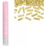 Vystřelovací konfety zlaté 40cm – Zboží Dáma