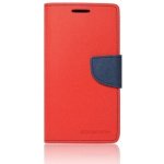 MobilMajak Nokia Lumia 640 červeno knížkové Fancy Book modré – Sleviste.cz