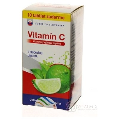 Dobré z SK Vitamin C 200 mg příchuť LIMETKA 70 tablet – Hledejceny.cz