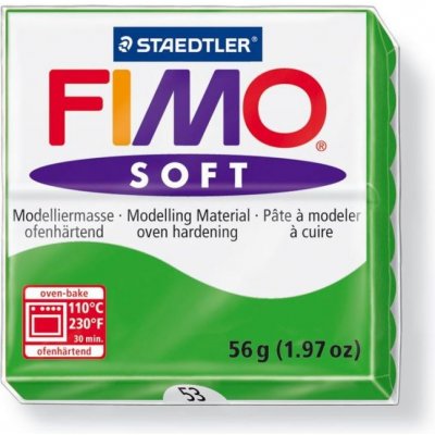 Fimo Staedtler Soft zelená tmavá 56 g – Zbozi.Blesk.cz