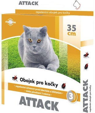 AttackObojek proti klíšťatům pro kočky 35 cm od 155 Kč - Heureka.cz