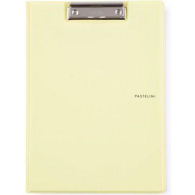 KARTON P P Pastelini podložka psací A4 s klipem uzavíratelná žlutá – Zboží Mobilmania