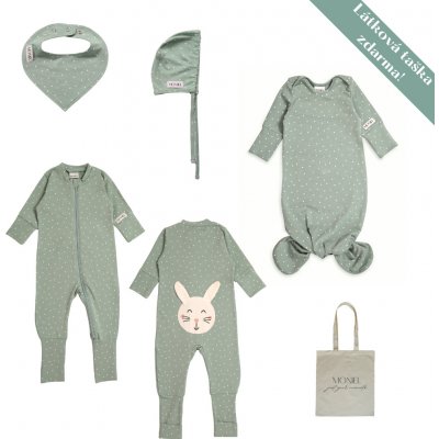 Dárková sada pro miminko Moniel Dots mintová newborn – Hledejceny.cz
