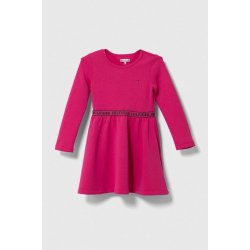 Tommy Hilfiger dívčí šaty mini KG0KG07670.128.176.9BYX růžová