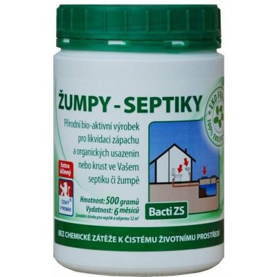Baktoma Bacti ZS bakterie do žump a septiků 0,5 kg – Zbozi.Blesk.cz