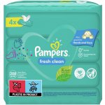 Pampers Fresh Clean vlhčené ubrousky pro děti 4 x 52 ks – Zboží Mobilmania