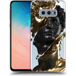 Pouzdro Picasee silikonové Samsung Galaxy S10e G970 - Black Gold čiré