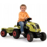 SMOBY 710107 šlapací traktor CLASS GM s prívesom a s otváracou kapotou a posuvným sedadlom od 3 rokov – Zboží Dáma